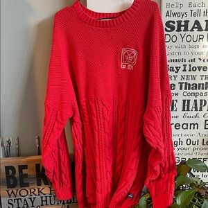 Red Walt Disney World 2023 Holiday Pullover Spirit Jersey. Size XL